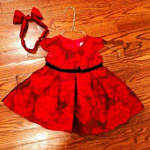 Red 9 month Christmas dress